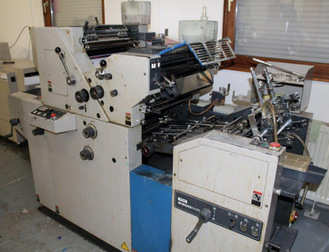 Ryobi 3300 MR two color offset printing machine