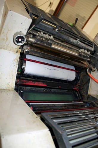 Ryobi 3300 MR two color offset printing machine
