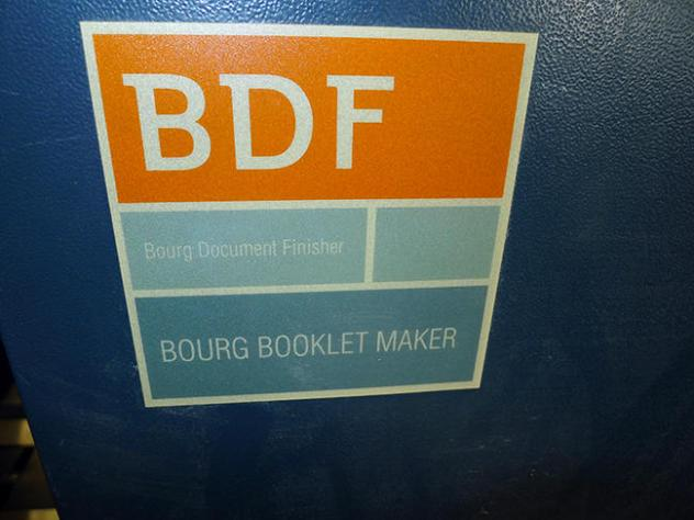 c. p. Bourg BDF booklet finisher