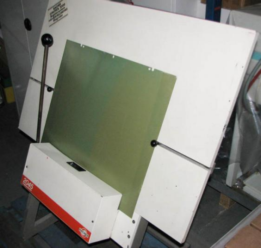 Bacher 245 printing plate punch