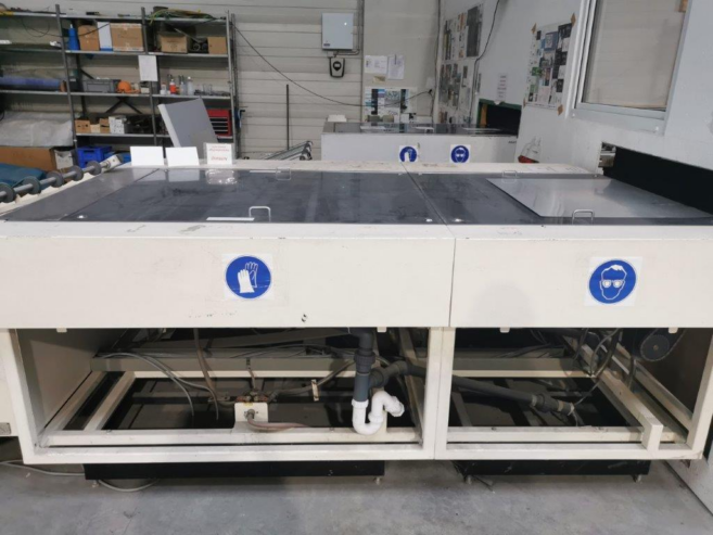 Toray Dry Offset Plate Developing Machine Könings KTW 863 with Stacker