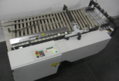 Heidelberg steel mobile, height-adjustable SRT 56 F-re-D inclined roller table (finishing station)