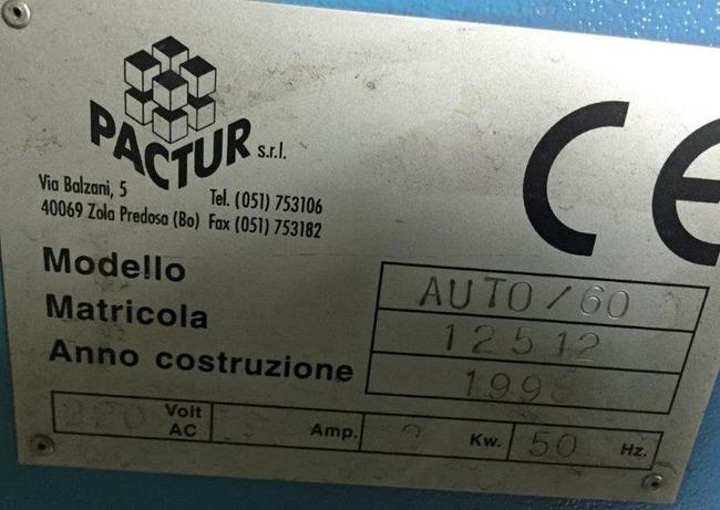 Pactur Ladypack Auto 60 fully automatic angle shrink machine