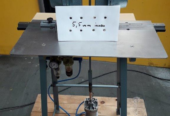 Slope pneumatic double soldering machine