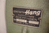 Constantin Hang 136-D Table Paper Drilling Machine