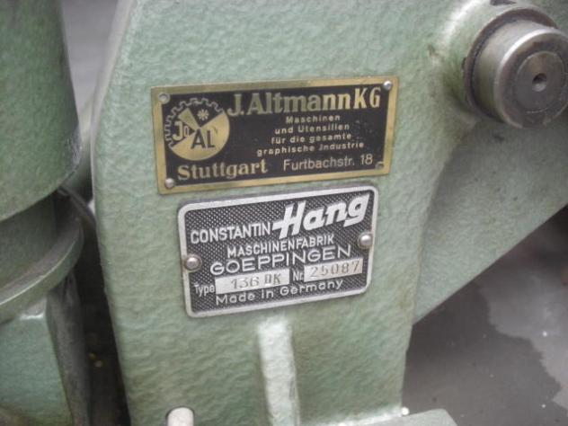 Constantin Hang 136 DK Table Paper Drilling Machine