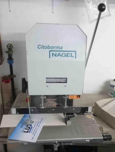 Nagel Citoborma 290 B 2 spindle table paper drilling machine