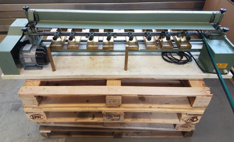 Special machine two-roll gluing machine Sumbel Herold 1200 with belt transport