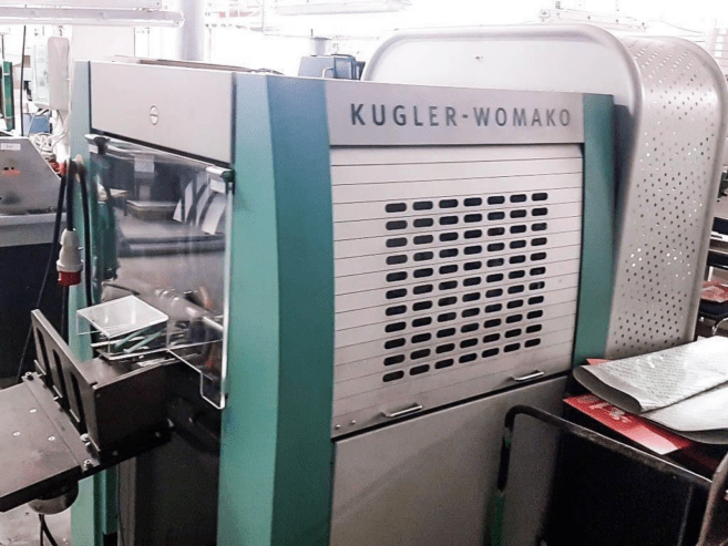 automatic die cutter Kugler Womako ProPunch 36-110 incl. Punchingtool 36cm, 4×4, Pitch 3:1