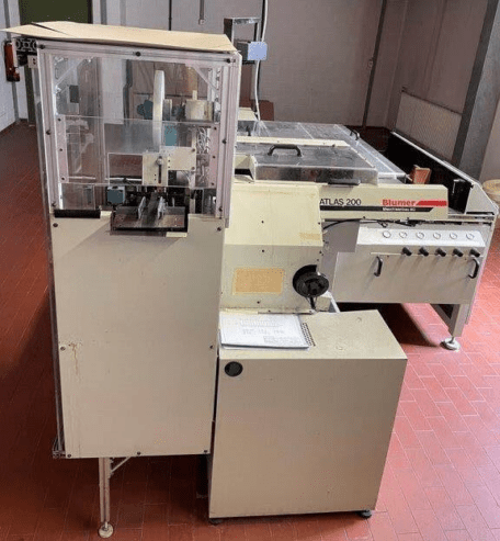 Blumer Atlas 200 label punch with Strip feeder and tape unit SE 18.4