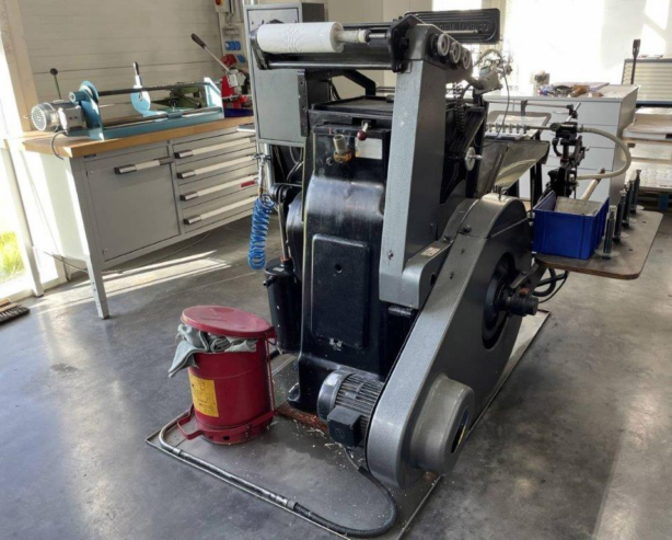 A3 punching & hot stamping machine Original Heidelberg GTP with ART hot foil unit