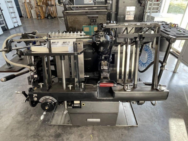A3 punching & hot stamping machine Original Heidelberg GTP with ART hot foil unit