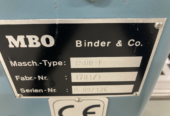 MBO buckle plate folding machine T 500-4-F