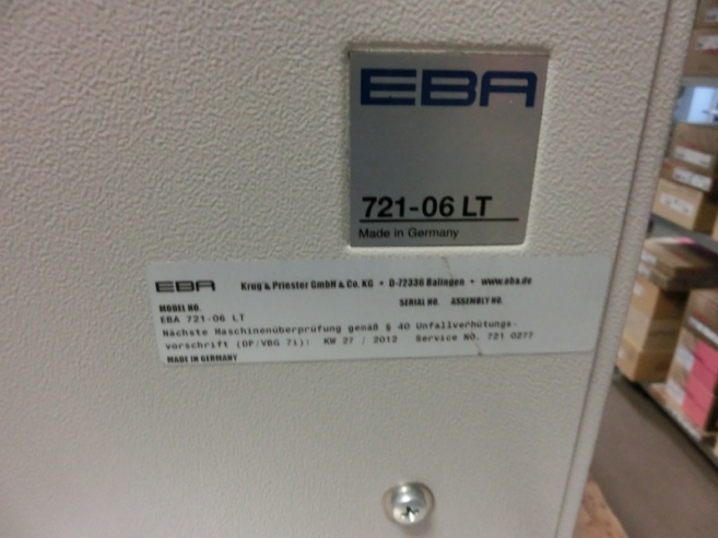 Professional stack cutter EBA 721-06 LT