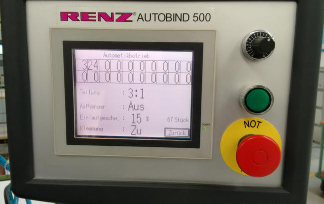 Renz Autobind 500 calendar binding machine