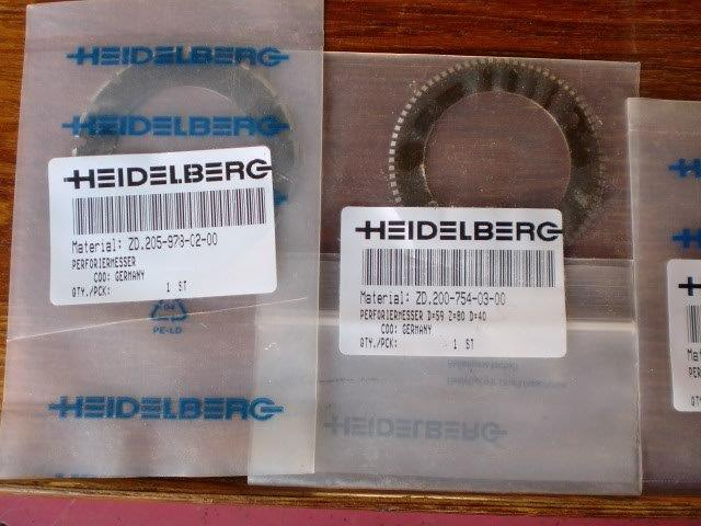Heidelberg Stahlfolder Perforating Knife