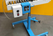 mobile, continuously height-adjustable and rotatable roller table GUK RT-35