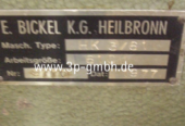 Bickel HK 3-61 grooving and perforating machine