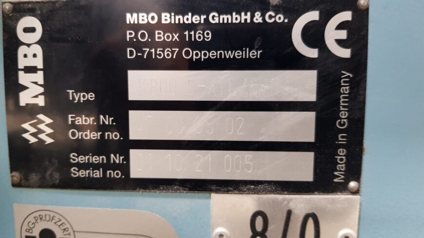 folding system MBO K800 S-KTL/6R+SAP 46L